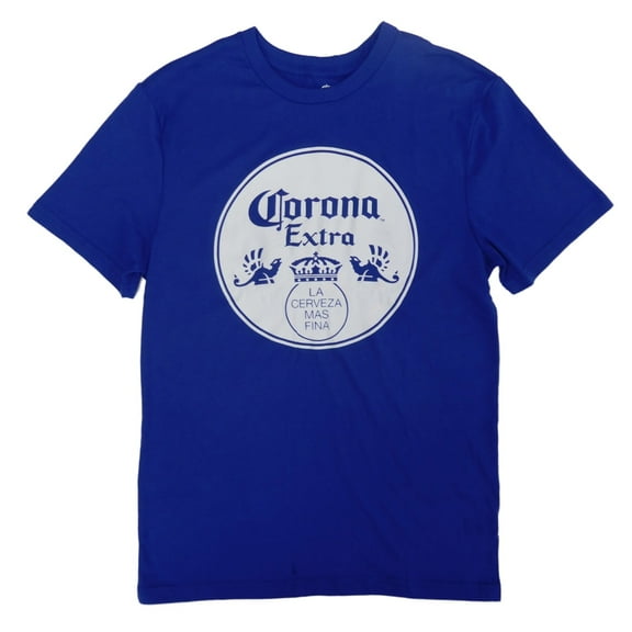 Corona Extra Mens Blue Tee Short Sleeve T-Shirt M