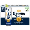 thumbnail image 1 of Corona Extra Mexican Lager Import Beer, 24 pack 12 fl. oz. Beer Cans, 4.6% ABV, 1 of 9