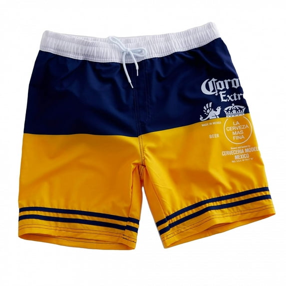 Corona Extra Striped Stretch Board Shorts-XXLarge (44-46)