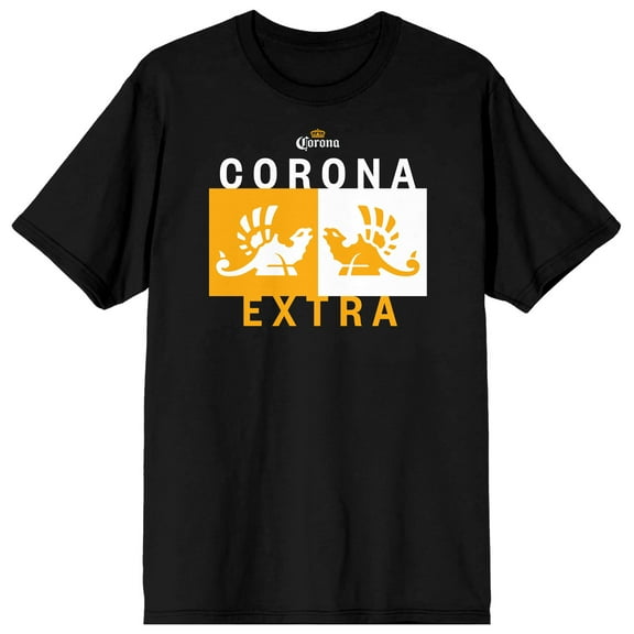 Corona Gold Griffin Icons Men's Black T-Shirt-Large