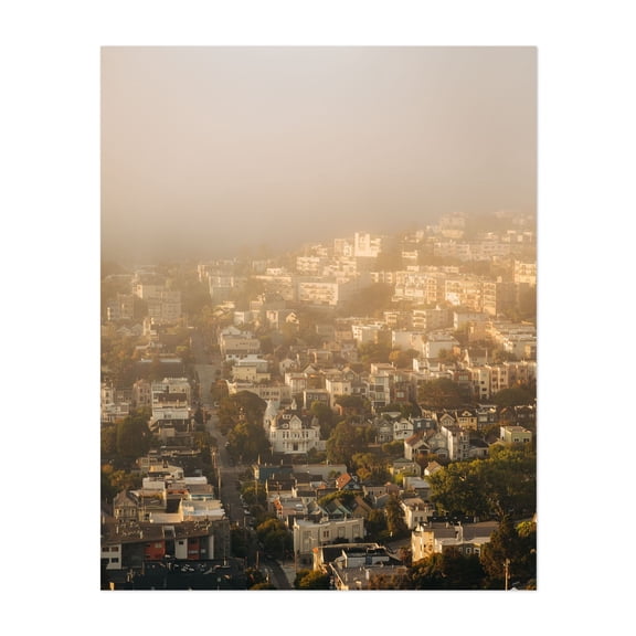 Corona Heights Views 03 - San Francisco California Photography Unframed Wall Art Print 8 x 10 inches