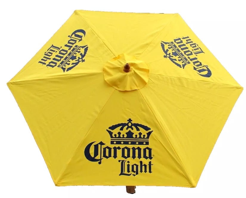 Corona Light 7.5 ft Hexagon Patio Umbrella, Yellow