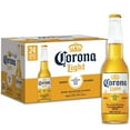 thumbnail image 1 of Corona Light Mexican Lager Import Light Beer, 24 Pack, 12 fl oz Glass Bottles, 4% ABV, 1 of 9