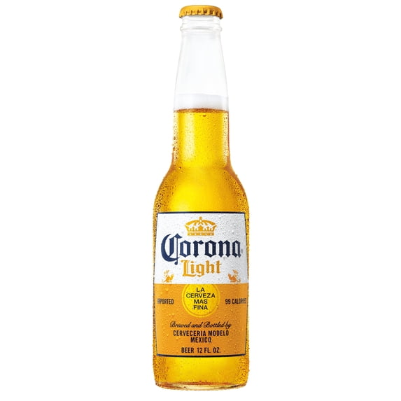 Corona Light Mexican Lager Light Beer, 12 fl oz Beer Bottle, 4% ABV