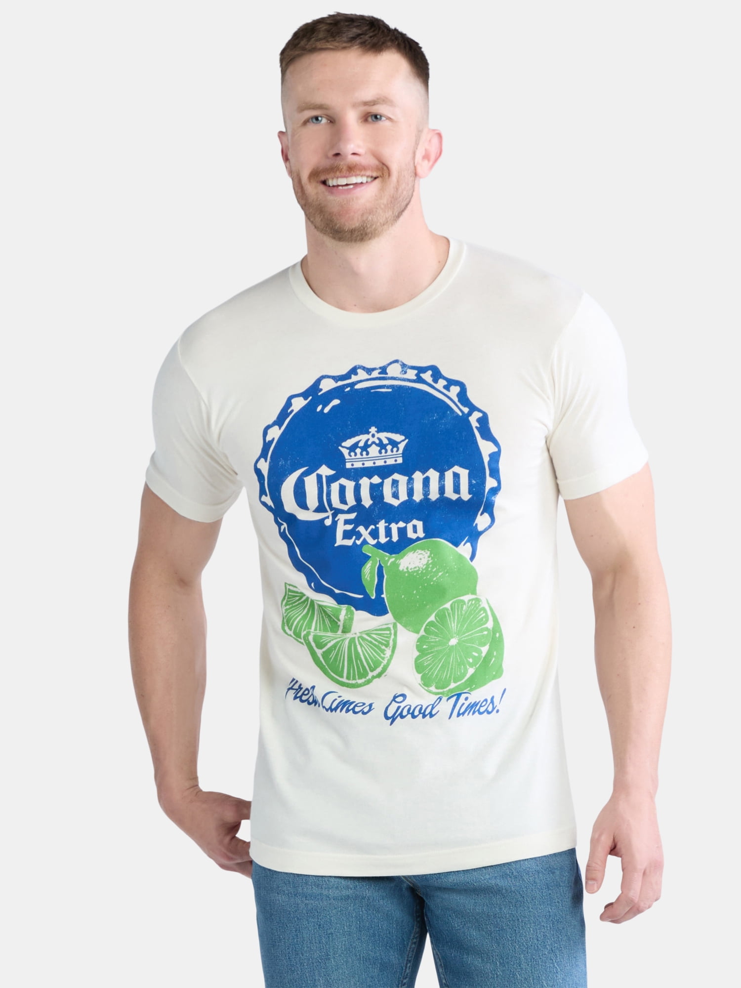 Corona Men's & Big Men's Cotton Graphic Tee, Sizes S-3XL