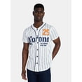 thumbnail image 1 of Corona Men's and Big Men's Front Back Graphic Button Up Baseball Jersey, Sizes XS-5XL, 1 of 5