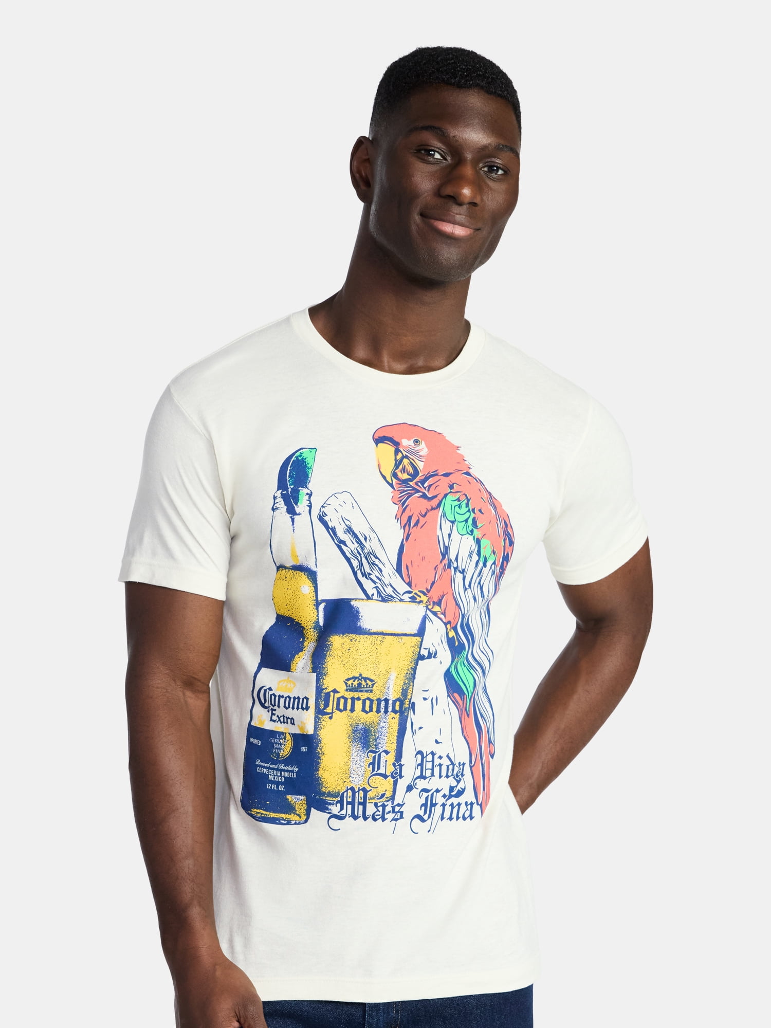 Corona Men's and Big Men's Graphic Tee with Short Sleeves, Sizes S-3XL