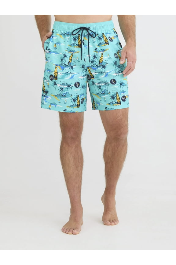 Corona Men's Printed Swim Board Shorts, Sizes S-3XL