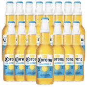 Corona Non-Alcoholic Malt Beverage - 12oz Bottle Mexican Import Brew, Low Carb (17.5g), Low Calorie (60) - Refreshing N/A Beer for Any Occasion