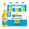 thumbnail image 1 of Corona Non-Alcoholic Malt Beverage Mexican Import Brew, 6 pack 12 fl. oz. Bottles, less than 0.5% ABV, 1 of 9
