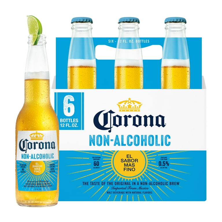 Corona Non-Alcoholic Malt Beverage, Mexican Import Brew, 6 Pack Corona Non-Alcoholic Malt Beverage, Mexican Import Brew, 6 Pack