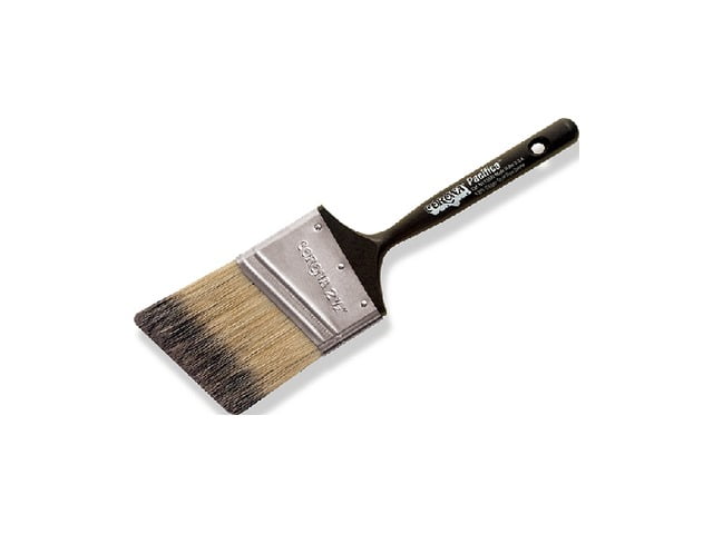 Pinceau à Peinture Corona Tan – Angle Pro 3, Pointe Inclinée, Pour Coupes Précises