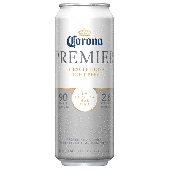 Corona Premier Mexican Lager Import Light Beer, 24 fl. oz. Slim Can, 4.0% ABV