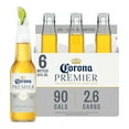 thumbnail image 1 of Corona Premier Mexican Lager Light Beer, 6 pack 12 fl. oz. Bottles, 4.0% ABV, 1 of 9