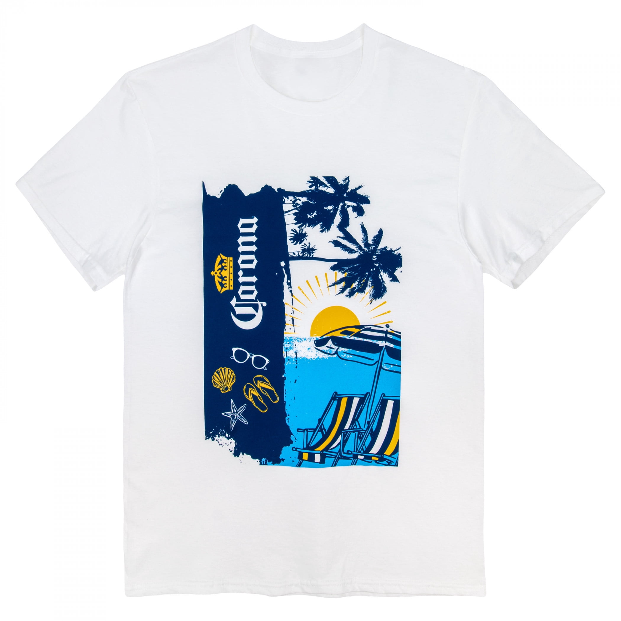 Corona Summer La Playa Awaits T-Shirt-Medium - Walmart.com