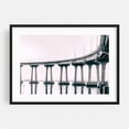 thumbnail image 1 of Coronado Bridge Monochrome - Coronado California Photography Black Framed Wall Art Print 12 x 18 inches, 1 of 4