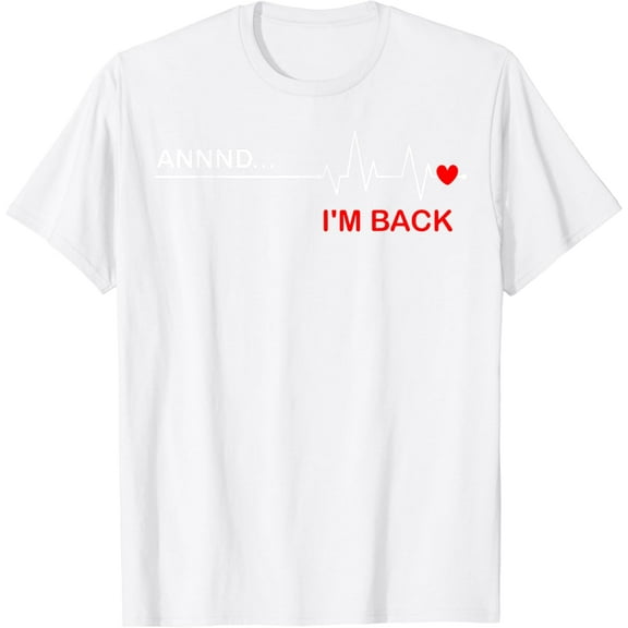 Coronary Bypass Artery Open Heart Diseases Surgery Heartbeat Short Sleeve T-Shirt100% cotton