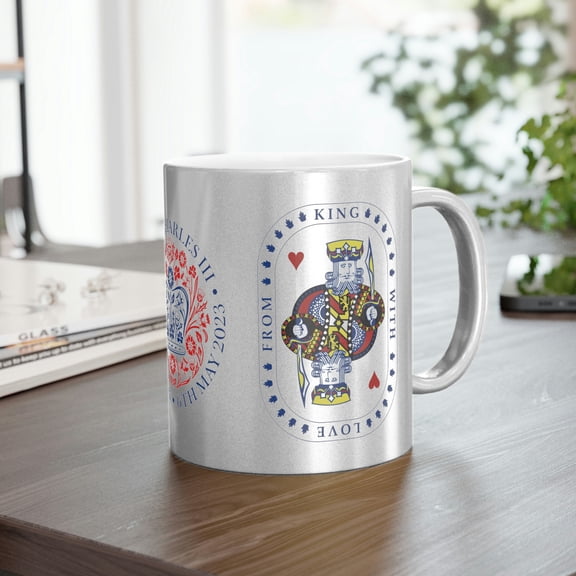 Coronation Gold or Silver Mug: Perfect English Tea & Coffee in Royal Style