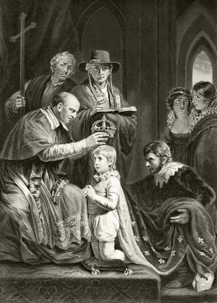 Coronation Of King Henry Vi Of England November 6 1429 From The National And Domestic History Of England By William Aubrey Published London Circa 1890 Canvas Art - Ken Welsh  Design Pics (24 x 34)