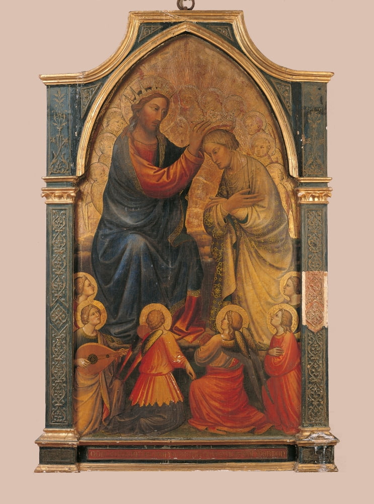 Coronation Of The Virgin Canvas Art - (18 x 24)