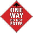thumbnail image 1 of Coronavirus One Way Do Not Enter Non-Slip Floor Graphic | 3 Pack of Vinyl Decal | Protect Your Business, Work Place & Customers |  Made in The USA, 1 of 2