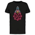 thumbnail image 1 of Coronavirus Rocket Neon Sign T-Shirt Men -Image by Shutterstock, Male Small, 1 of 2