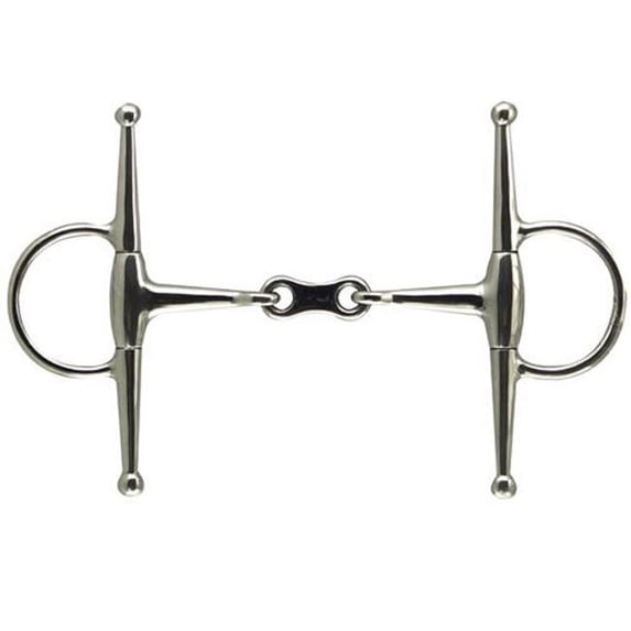 Coronet 211920 5 in. French Mouth Full Cheek Eggbutt Bit