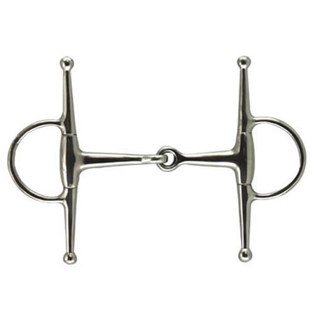 Coronet 212135 4.5 in. Full Cheek Eggbutt Snaffle Bit