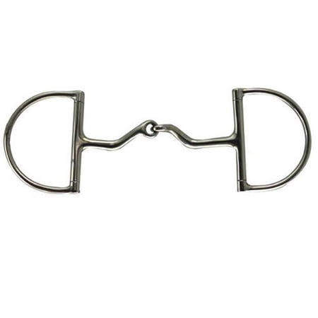 Coronet 242681 5.5 in. Large Dee Bent Mouth Snaffle Bit