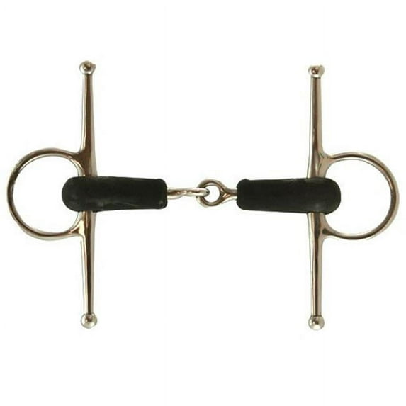 Coronet 245399 5.5 in. Rubber Mouth Full Cheek Bit