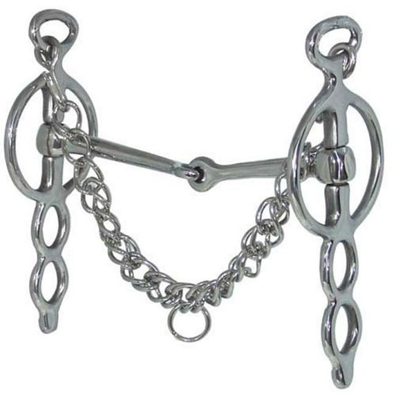 Coronet 245971 5 in. Liverpool Snaffle Mouth Driving Bit