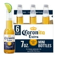 thumbnail image 1 of Corona Extra Coronita Mexican Lager Import Beer, 6 pack 7 fl. oz. Mini Bottles, 4.6% ABV, 1 of 8