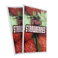 thumbnail image 1 of Coroplast Fresh Strawberries (2-PACK) 24" x 36" Plastic Signs | Sign Insert 4mm Corrugated Plastic Signs Storefront Window Poster, 1 of 2