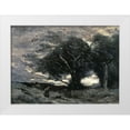 thumbnail image 1 of Corot, Jean-Baptiste-Camille 24x19 White Modern Wood Framed Museum Art Print Titled - Wind, 1 of 4