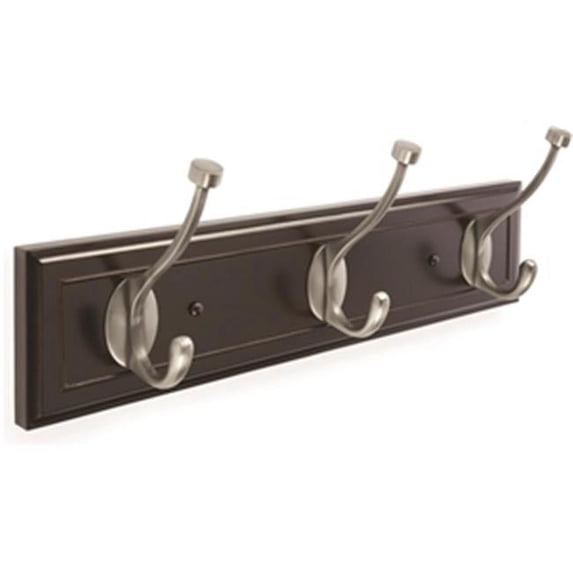 Corp 2000330 Rack 18 In. Mahogany & Bronze Hook Pack Of 4