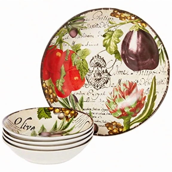 Corp Botanical Veggies Pasta Set Multicolored 5 Piece set