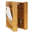 thumbnail image 1 of Corp  Letter Rack W/ Key Box Bamboo -Bamboo, 1 of 1