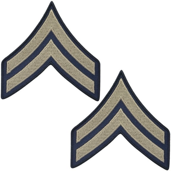 Corporal Stripes for WWII and Korea Sew On