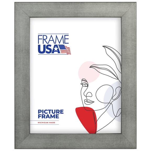 16x20 Picture Frame Silver Corporate, 261621, 1.25 Inch MDF, Plexiglass, Wall Display