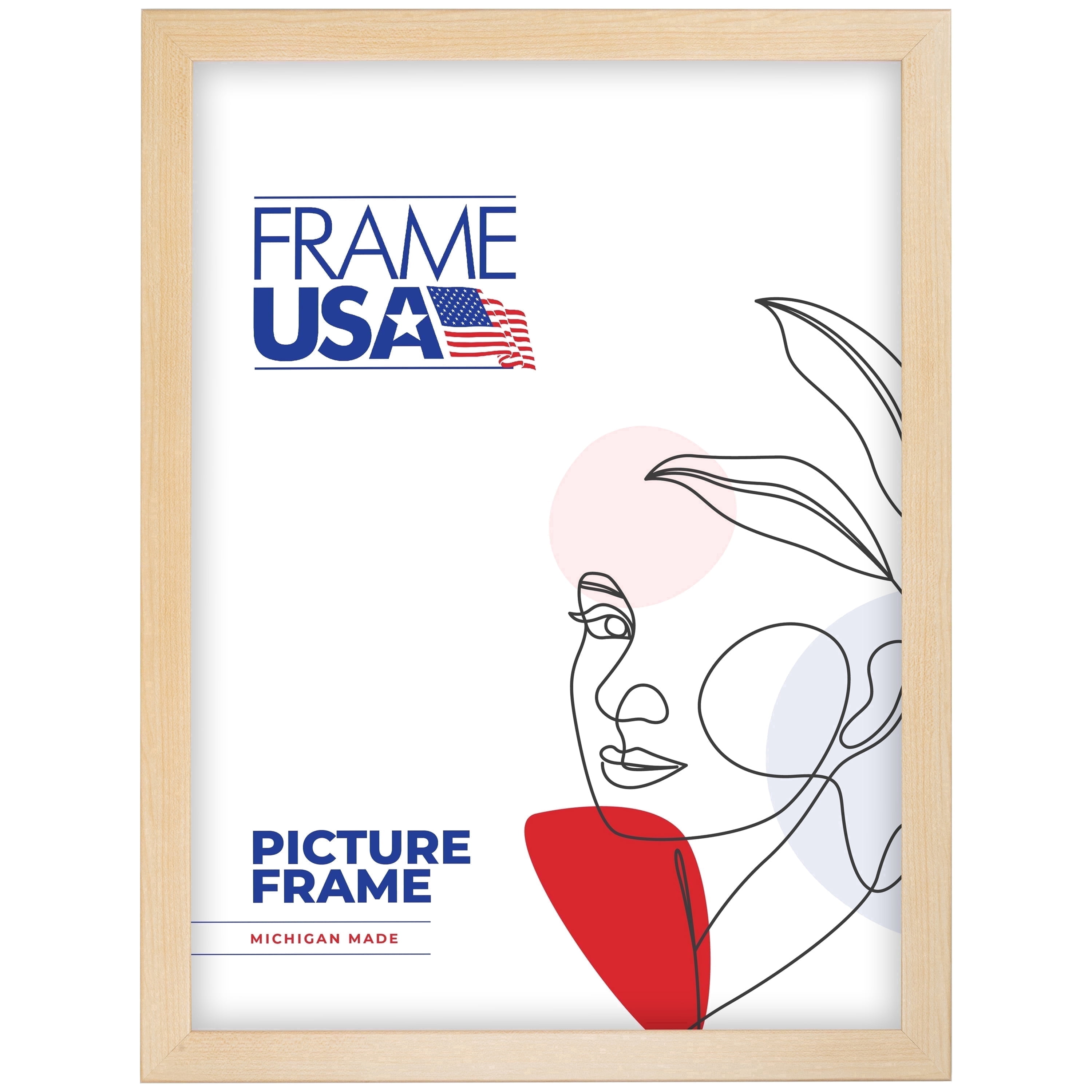 18x24 Picture Frame Beige Corporate, 26015, 1.25 Inch MDF, Plexiglass, Wall Display