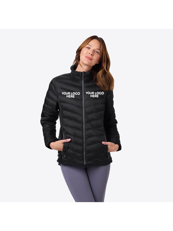 Corporate Backcountry Xtera Heated Jacket for Women, 3 Heat Zones, PrimaLoft ThermoPlume, Embroidery Access
