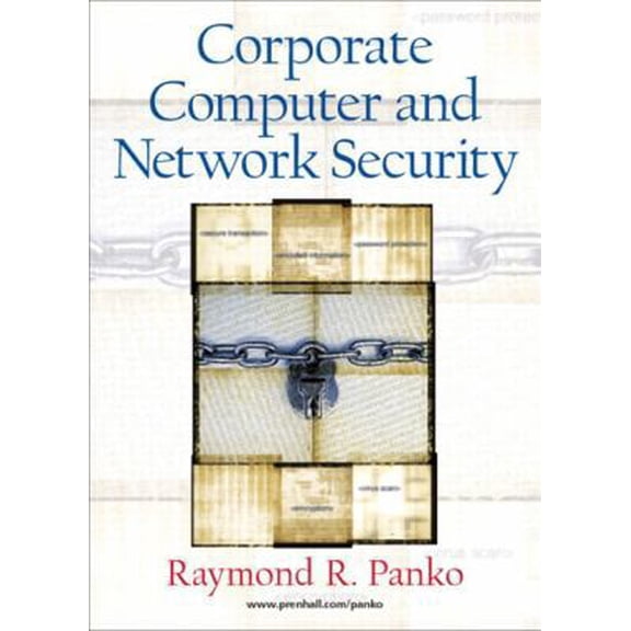 Pre-Owned Corporate Computer and Network Security (Hardcover) 0130384712 9780130384713