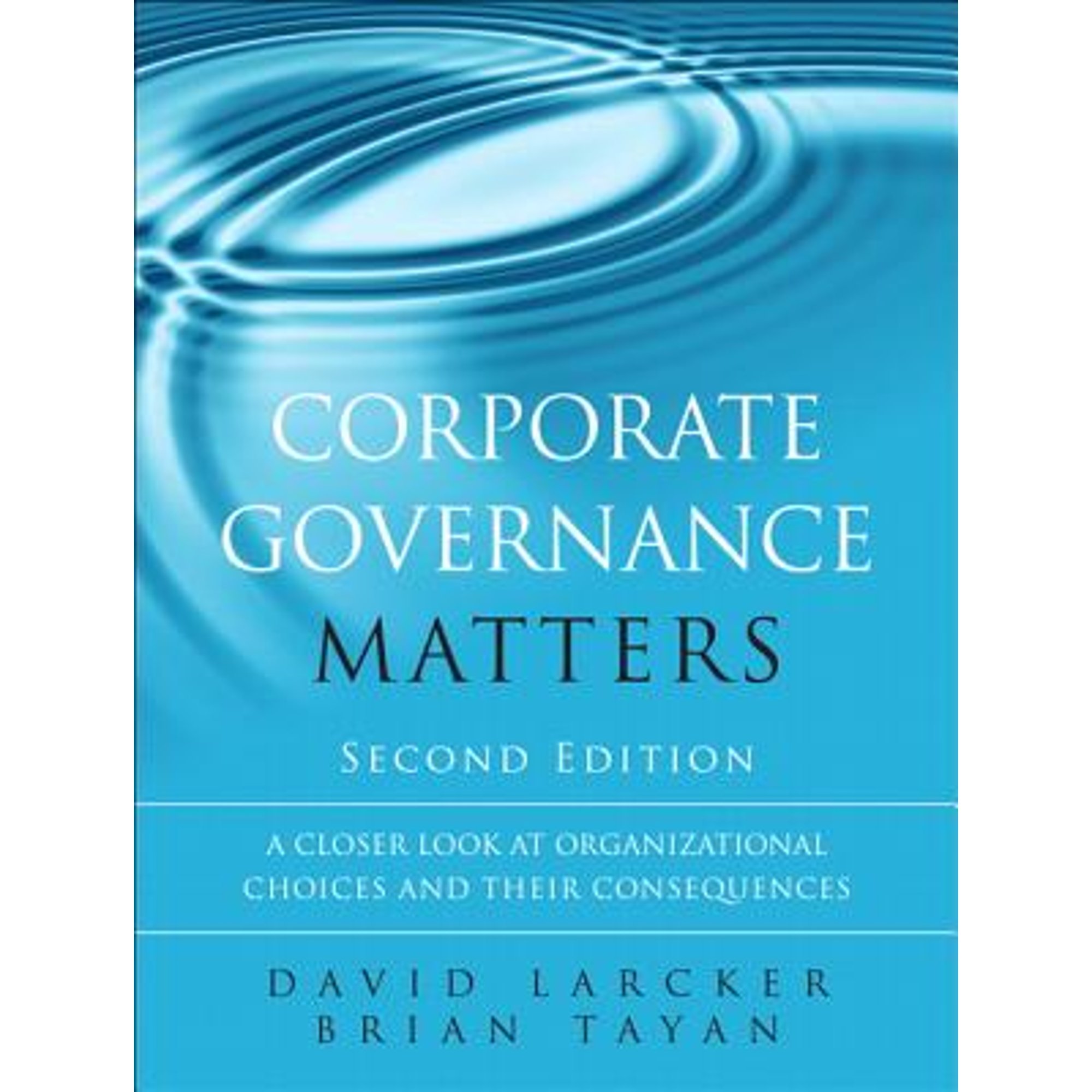 Pre-Owned Corporate Governance Matters: A Closer Look at Organizational ...
