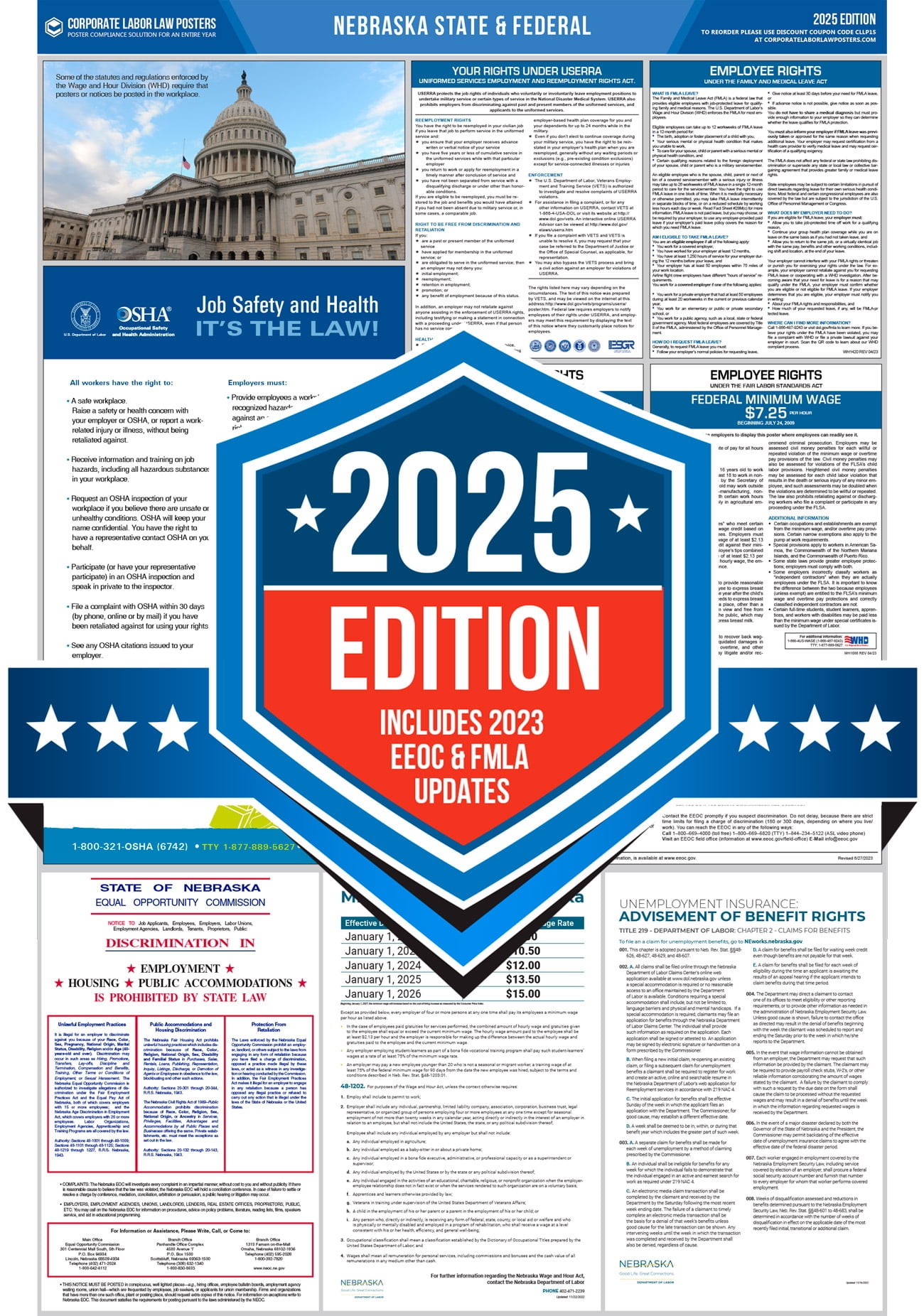Corporate Labor Law Posters :: 2025 Nebraska State & Federal Labor Law ...