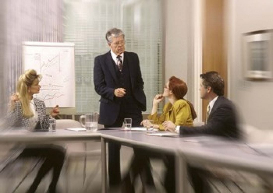 Corporate Meeting Canvas Art - Bill Bachmann DanitaDelimont (18 x 13)