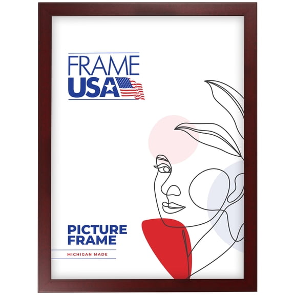 18x24 Picture Frame Red Corporate, 26039, 1.25 Inch MDF, Plexiglass, Wall Display