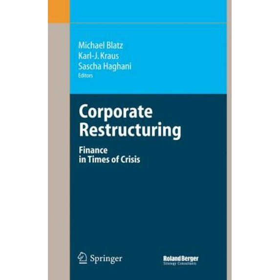 Pre-Owned Corporate Restructuring: Finance in Times of Crisis (Hardcover) 3540330747 9783540330745