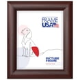 thumbnail image 1 of Corporate Rounded Red Mahogany 8.5x11 Inch Picture Frame, 1 of 4