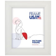 22x26 Picture Frame, White Corporate Rounded Style 58074, 1.5 Inch MDF with Plexiglass, Wall Display