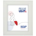 thumbnail image 1 of 8x9 Picture Frame, White Corporate Rounded Style 58074, 1.5 Inch MDF with Glass, Wall Display, 1 of 4